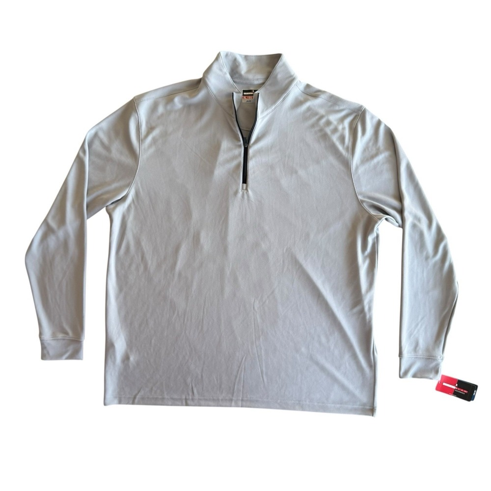 Grand Slam Performance 1/4 Zip Gray Air Flow XL NWT